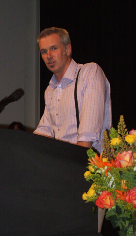 Fiction winner Trebor Healey. | SETH J. BOOKEY