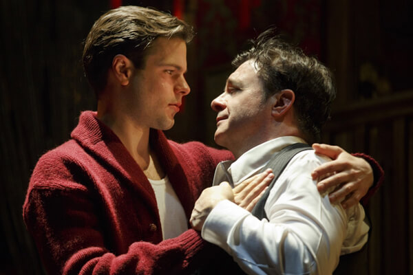 Jonny Orsini and Nathan Lane in Douglas Carter Beane’s “The Nance.” JOAN MARCUS