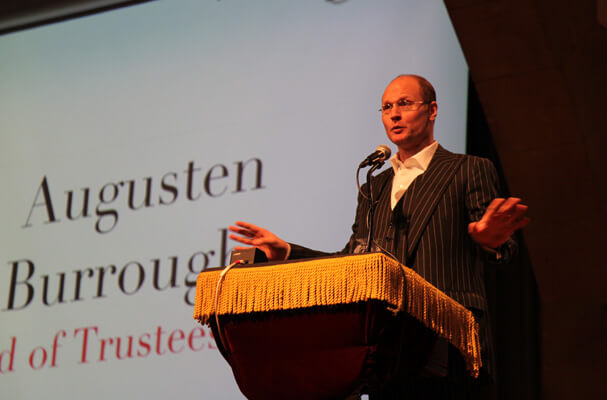 Augusten Burroughs, who was recognized with the Board of Trustees Award. | MICHAEL LUONGO