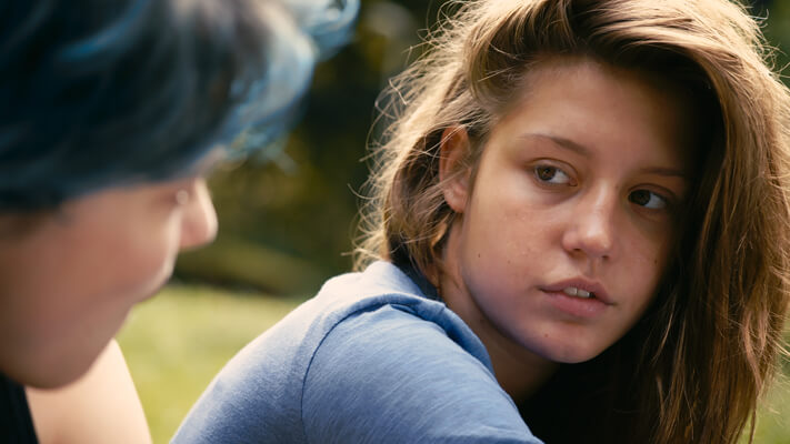 Adèle Exarchopoulos (r.) and Léa Seydoux in Abdellatif Kechiche “Blue is the Warmest Color.” | SUNDANCE SELECTS