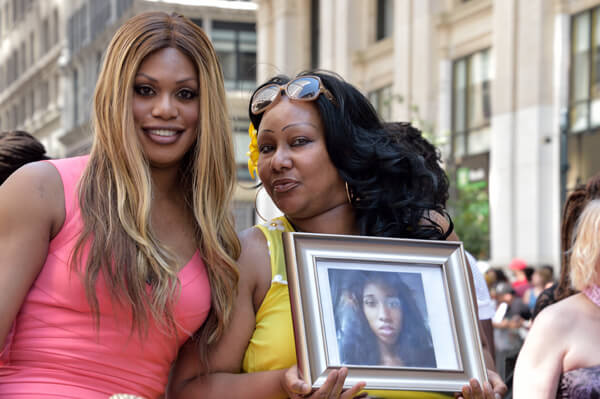 Laverne Cox and Delores Nettles. | DONNA ACETO