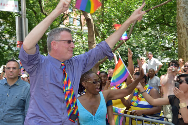 Mayor Bill de Blasio and First Lady Chirlane McCray. | DONNA ACETO