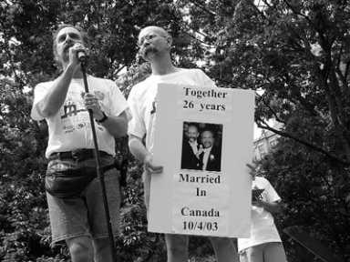 Thousands Turn Out For Marriage