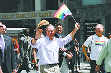 GOP Pride Marchers Endure Derision