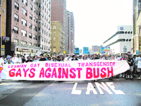 Gays Rally Against Bush|Gays Rally Against Bush|Gays Rally Against Bush