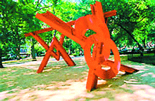 Sculpture in a Park