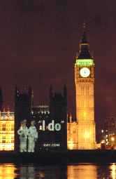 CIVIL PARTNERSHIPS BEGIN IN BRITAIN; ONE WEDDING AND A FUNERAL