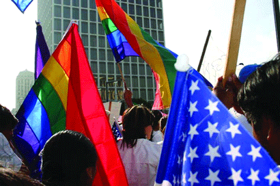 AGAIN, LGBT PRESENCE IN IMMIGRATION RALLIES|AGAIN, LGBT PRESENCE IN IMMIGRATION RALLIES