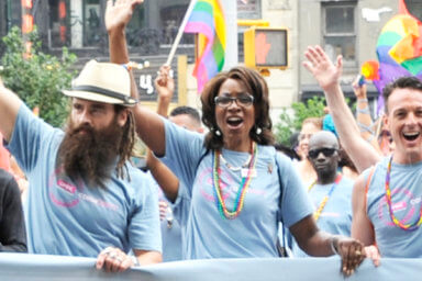 Edie Windsor, Harry Belafonte and Earl Fowlkes lead Gay Pride 2013 NYC