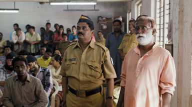 Vira Sathidar (right) as Narayan Kamble in COURT. A film by Chaitanya Tamhane. A Zeitgeist Films release.