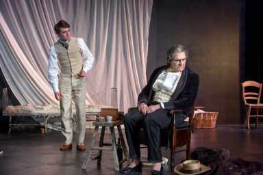 Set design by Dale Ferguson
Lighting design by Rick Fisher
Costume design by Sue Blane
Sound design by Paul Groothuis
Composed by Alan John

Chichester Festival Theatre in association with Robert Fox, Theatre Royal Bath Productions, and Hampstead Theatre Productions