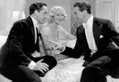 Fredric March, Miriam Hopkins, and Gary Cooper in Ernst Lubitsch’s DESIGN FOR LIVING (1933). Courtesy Film Forum. Playing Thursday, June 8 and Wednesday, June 14.