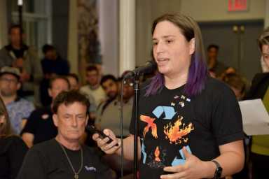 HOP and Reclaim Pride Coalition square off again.
�Donna F. Aceto