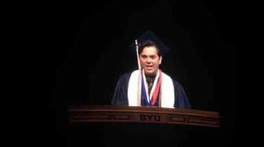 BYU Valedictorian Comes Out on the Graduation Stage