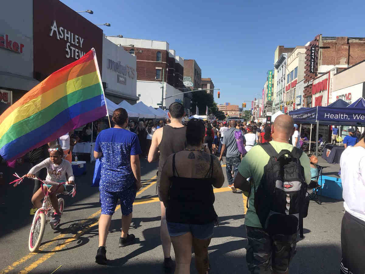 Bronx Pride, seen here in 2019, is returning this year.