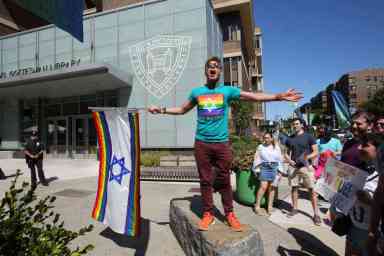 Pride event at Yeshiva University