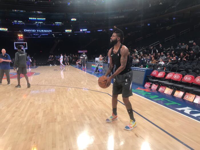 Knicks' Reggie Bullock has two different numbers in major wardrobe