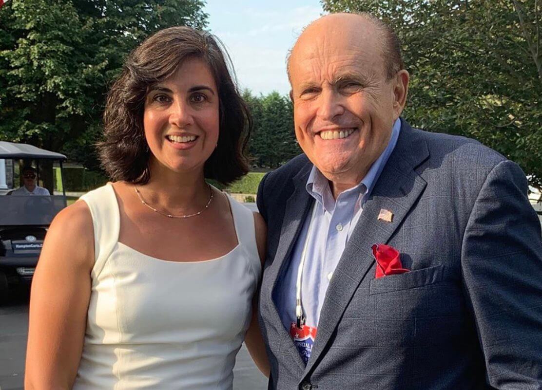 Nicole Malliotakis and Rudy Giuliani