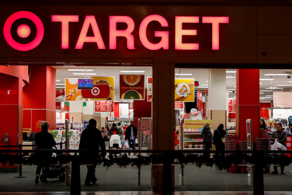 A Target store is seen in the Brooklyn borough of New York