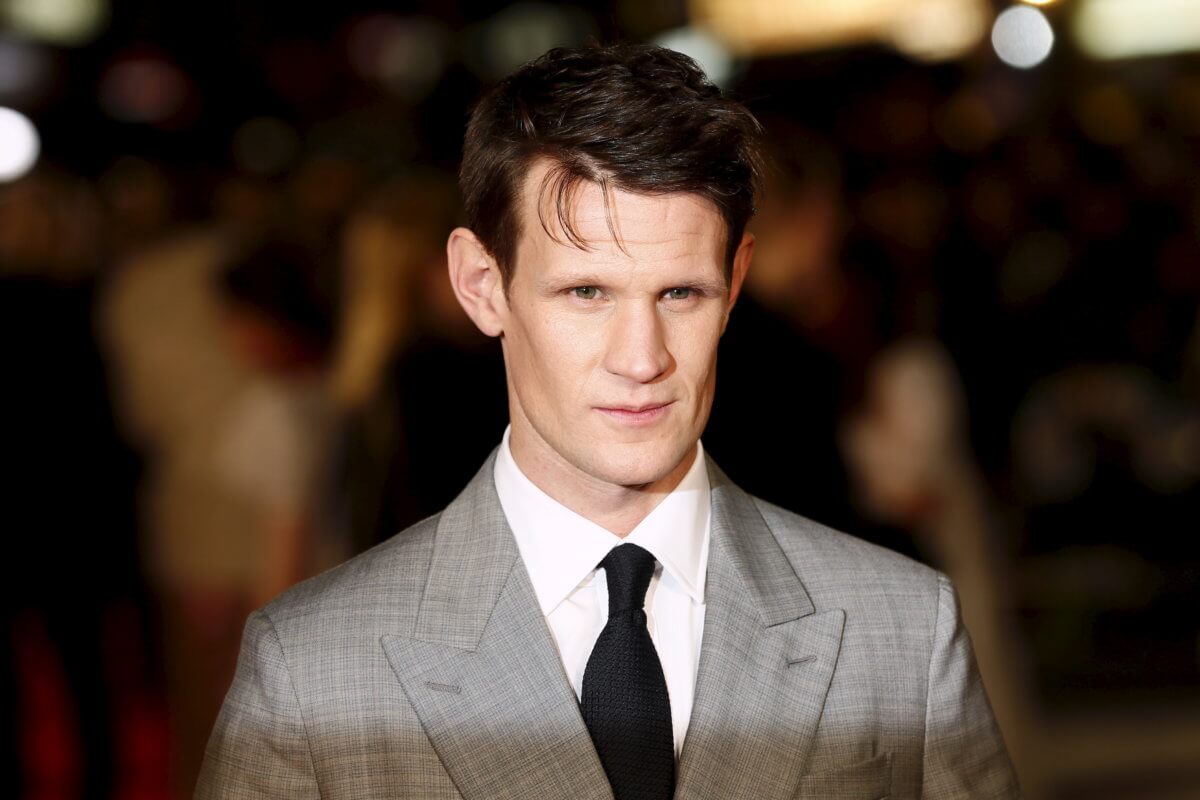 Cast member Matt Smith poses at the European premiere of “Pride and Prejudice and Zombies” in Leicester Square