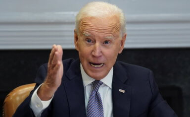 U.S. President Biden participates in virtual CEO Summit at the White House in Washington