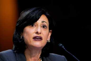 FILE PHOTO: Public health officials testify at U.S. Senate hearing on COVID-19 response in Washington