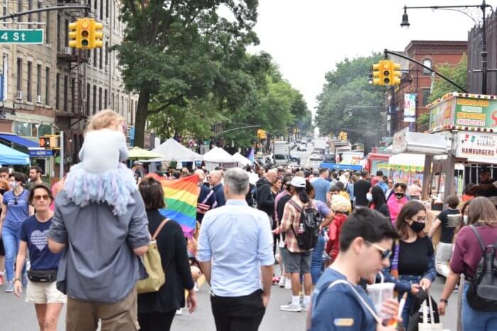 Brooklyn Pride's 2021 street festival.
