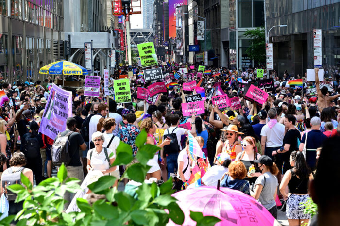 The Reclaim Pride Coalition's 2021 Queer Liberation March.