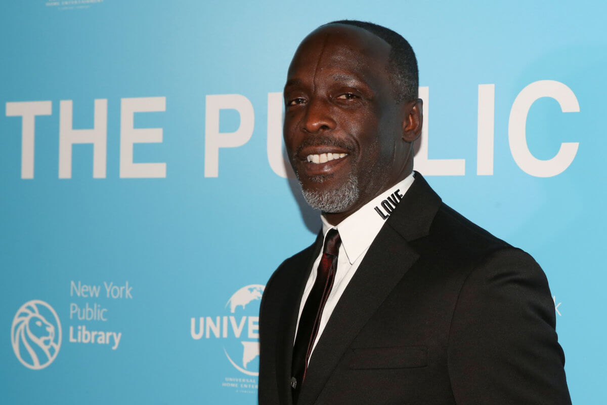 FILE PHOTO: Michael K Williams arrives for the premiere of “The Public” at the New York Public Library in New York, U.S., April 1, 2019. REUTERS/Caitlin Ochs