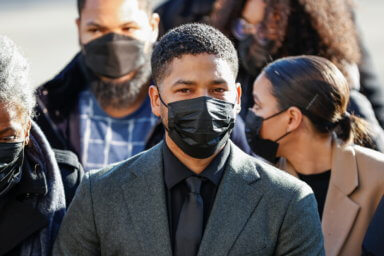 Former “Empire” actor Smollett arrives at court for the first full day of his trial in Chicago