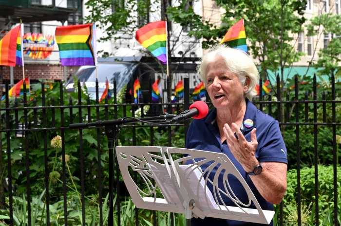 Activist and Gay USA co-host Ann Northrop in 2022.