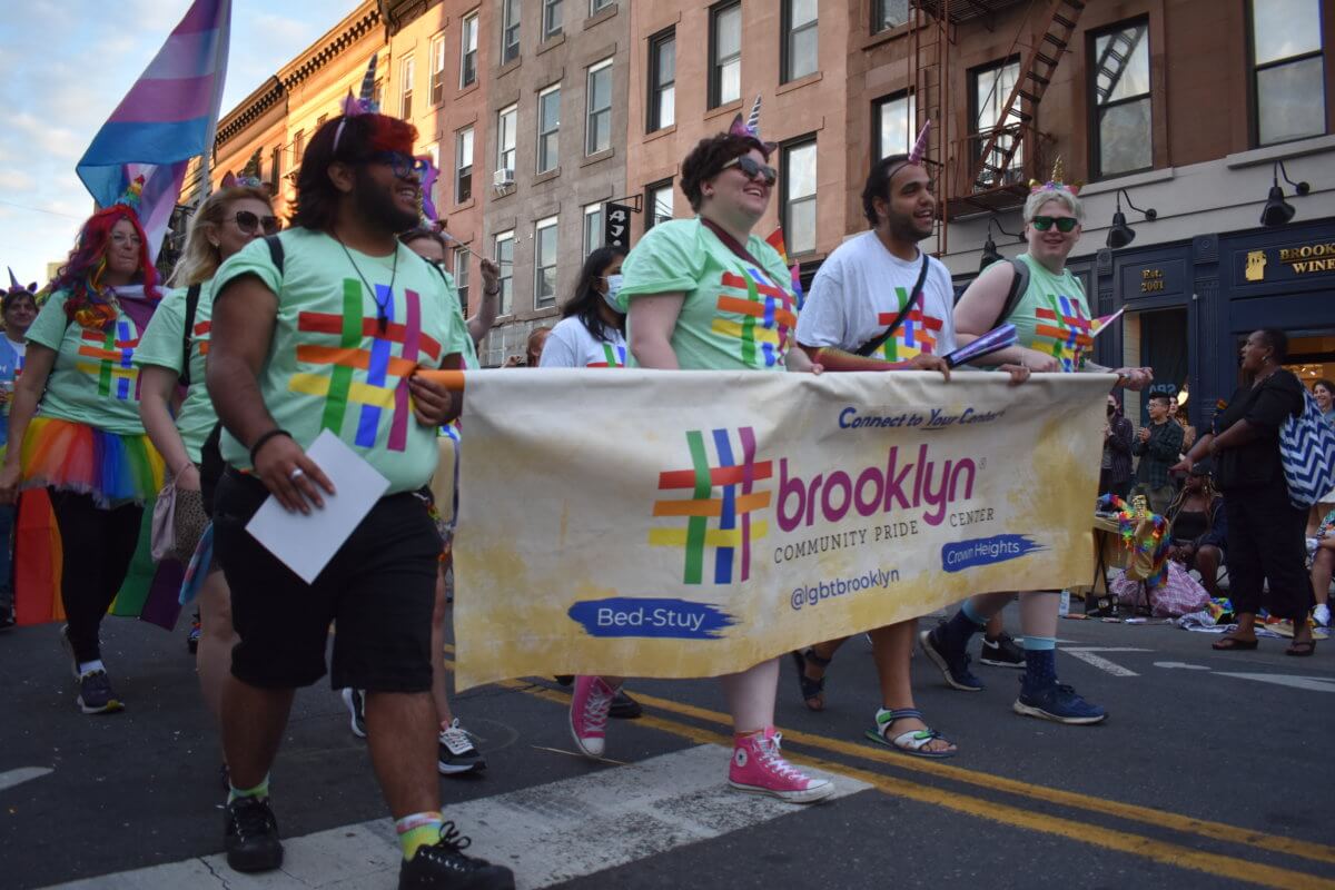 The Brooklyn Community Pride Center at Brooklyn Pride last year.