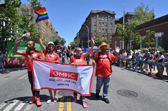 The GMHC team at Queens Pride in 2022.