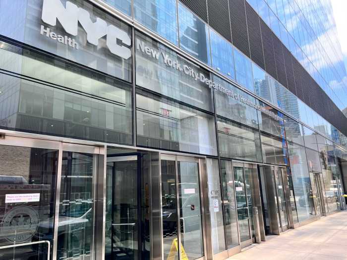 The New York City Department of Health and Mental Hygiene's offices in Long Island City, Queens.