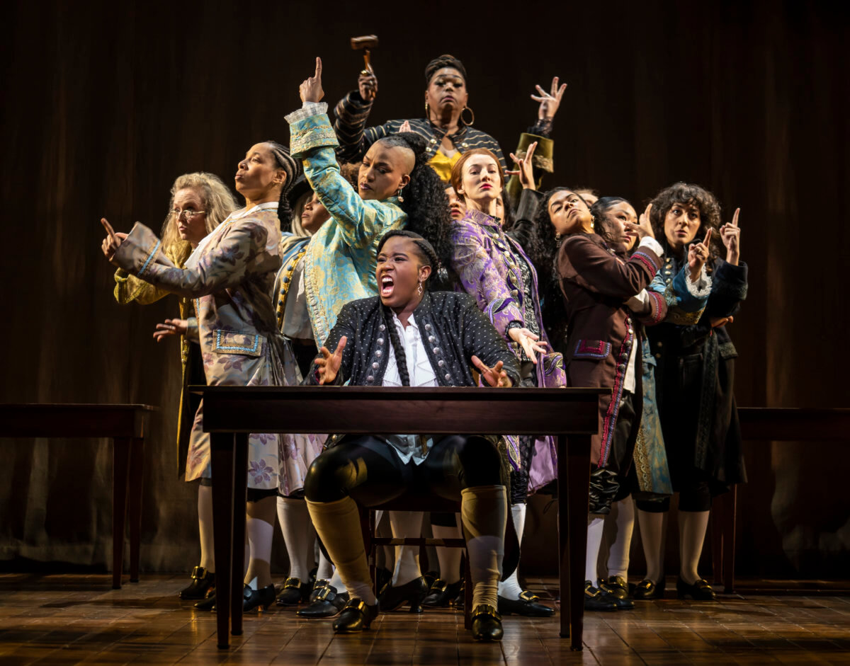 [0001] The company of Roundabout Theatre Company’s 1776. Photo by Joan Marcus, 2022