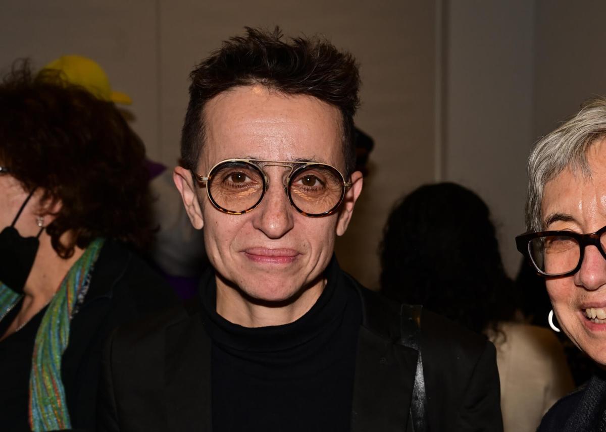 Russian-American journalist Masha Gessen during a celebration of the life of the late Urvashi Vaid in 2022.