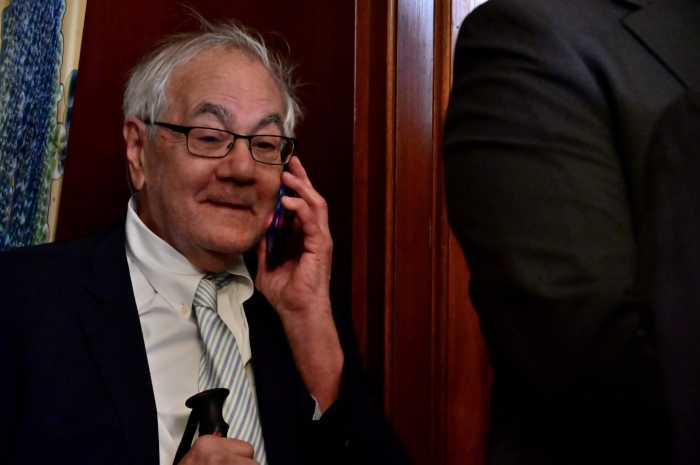Barney Frank during a a ceremony celebrating the passage of the Respect for Marriage Act.