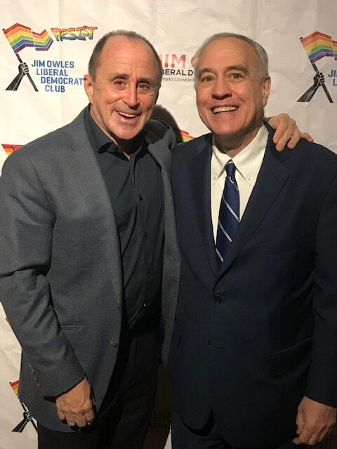 Allen Roskoff with State Comptroller Thomas DiNapoli.