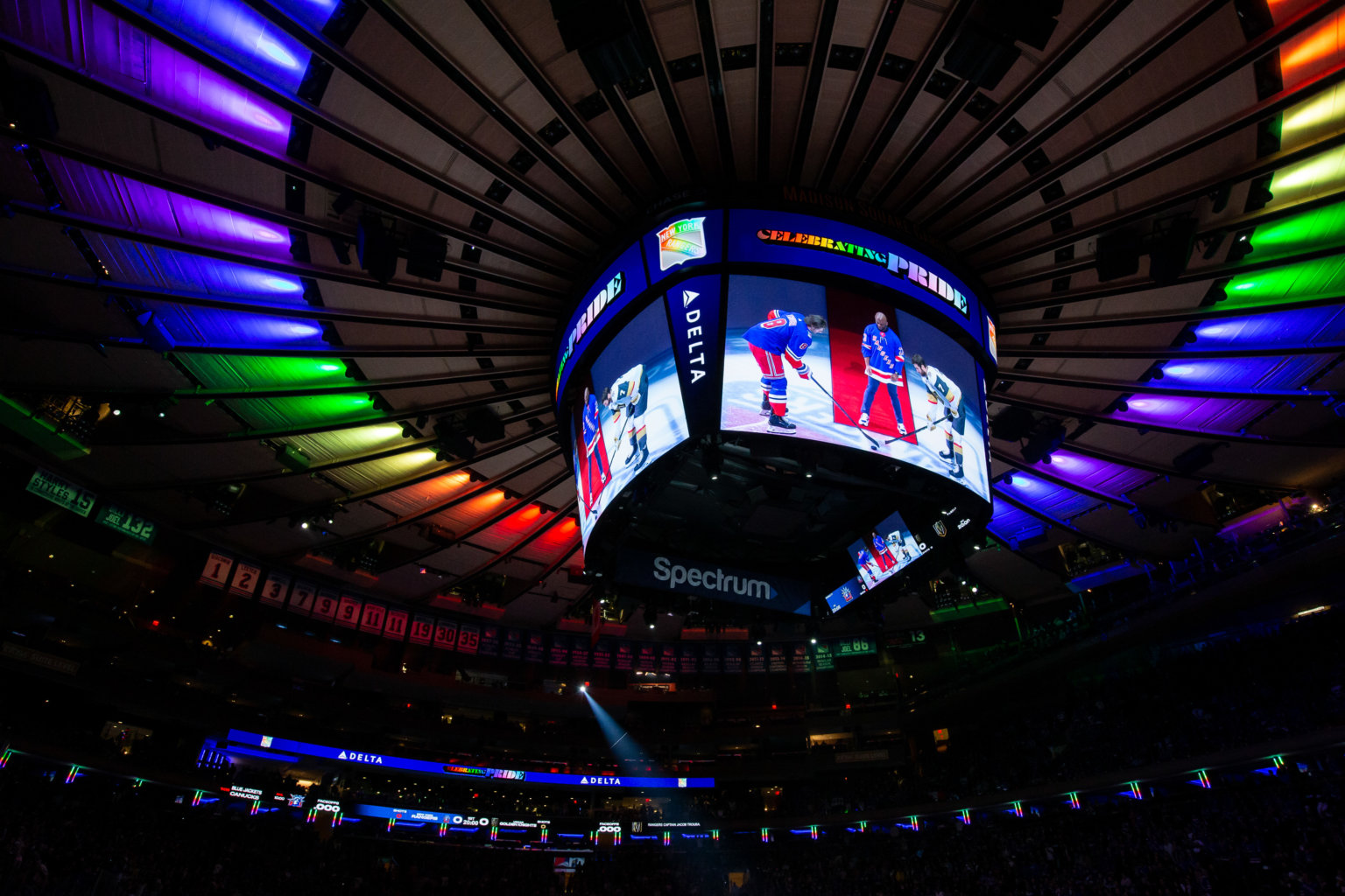 Rangers nix pregame jerseys, rainbow sticks on Pride Night