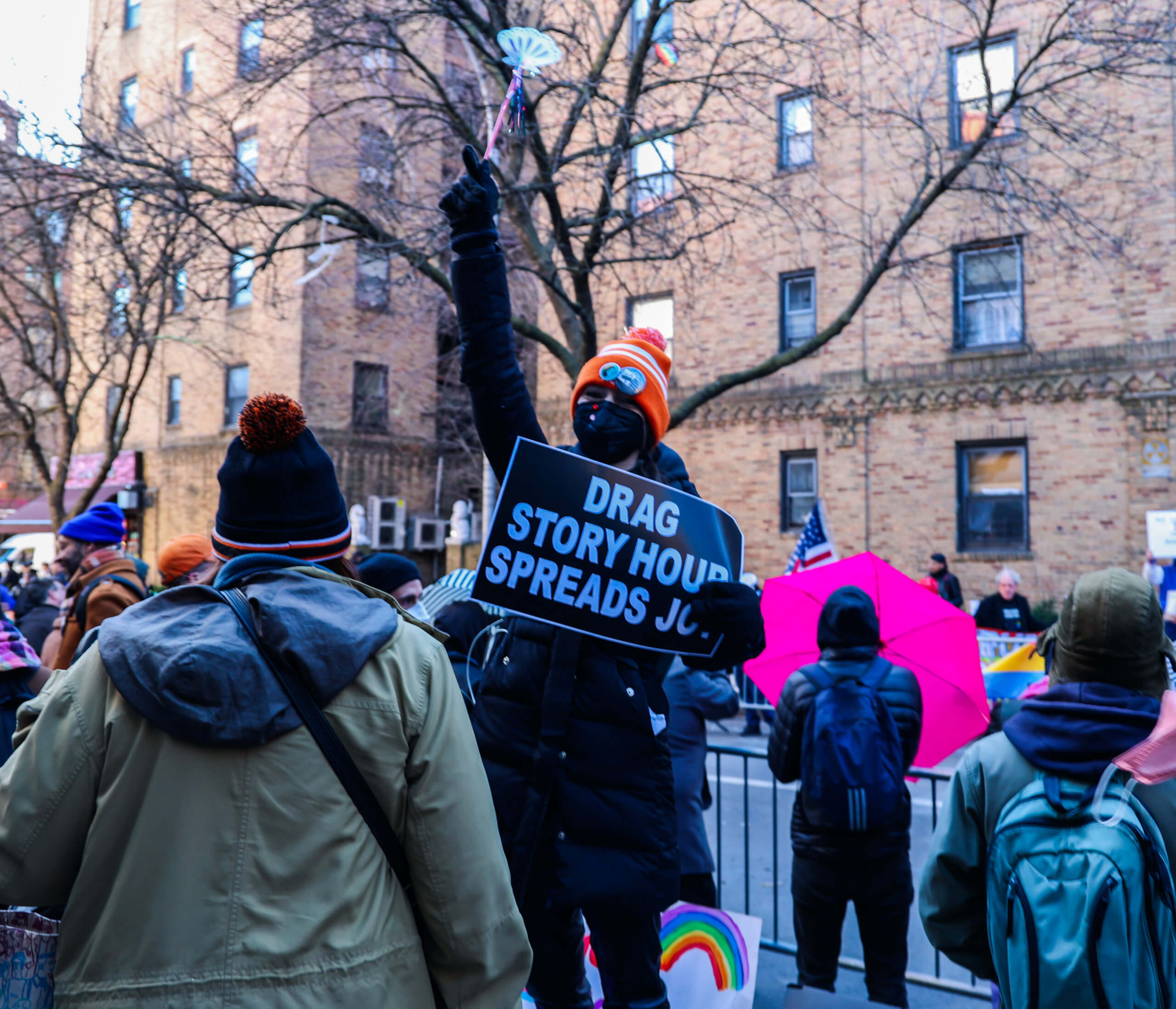 Community stands up for Drag Story Hour in Jackson Heights