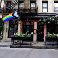 A new Rainbow Flag was installed at Little Prince hours after the previous flag was set ablaze.