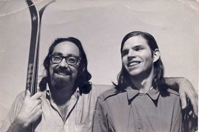 Charles Silverstein (left) and his partner at the time, William Bory.