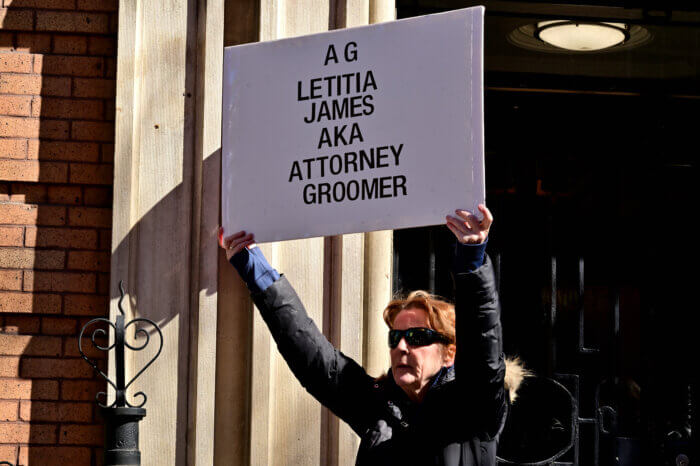 The anti-LGBTQ slur "groomer" gets slapped on Attorney General Letitia James.