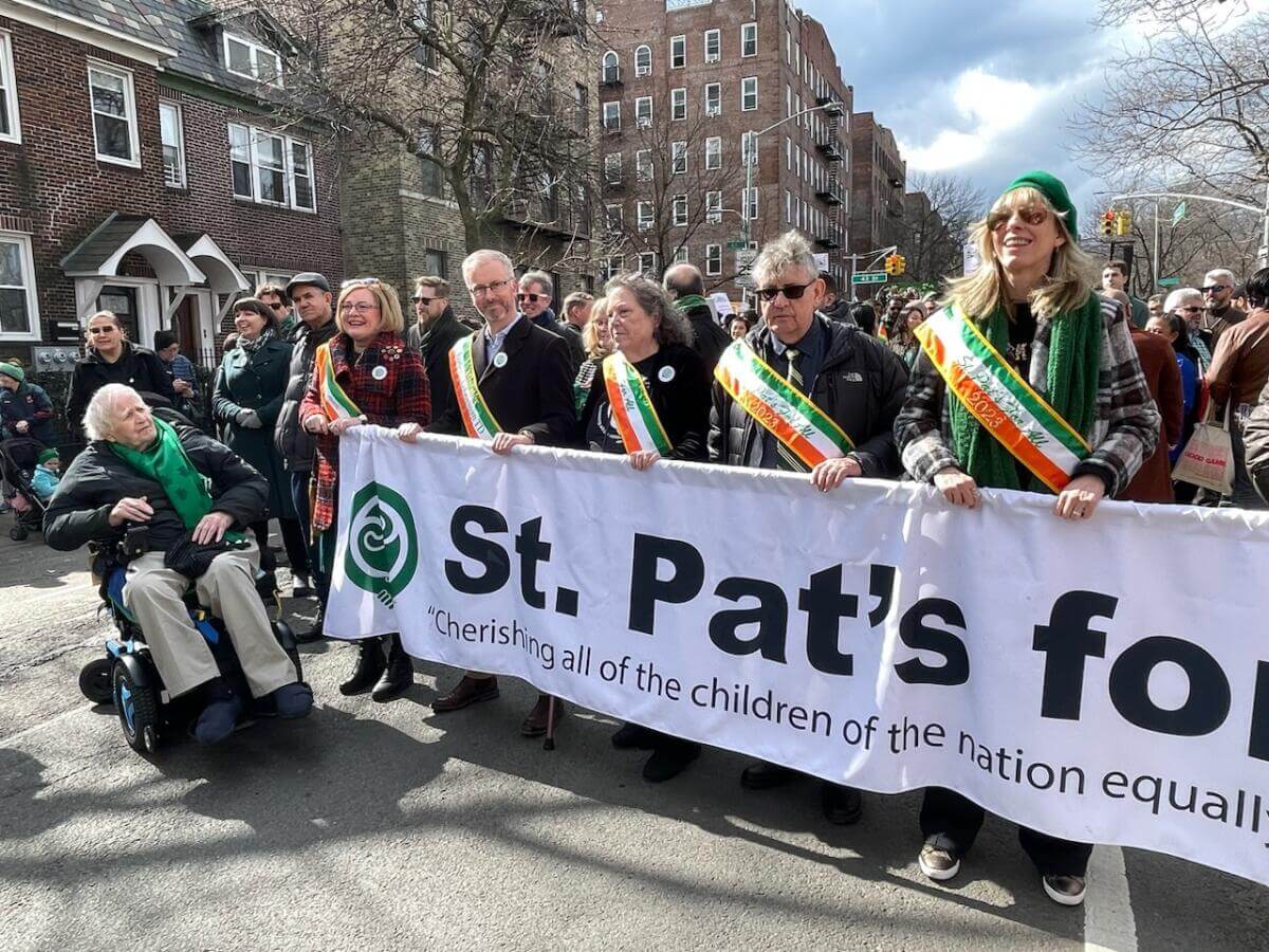 The 2023 St. Pat's for All Banner.