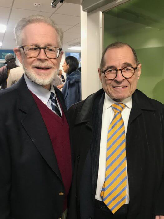 Former Assemblymember Richard Gottfried with Congressmember Jerrold Nadler.