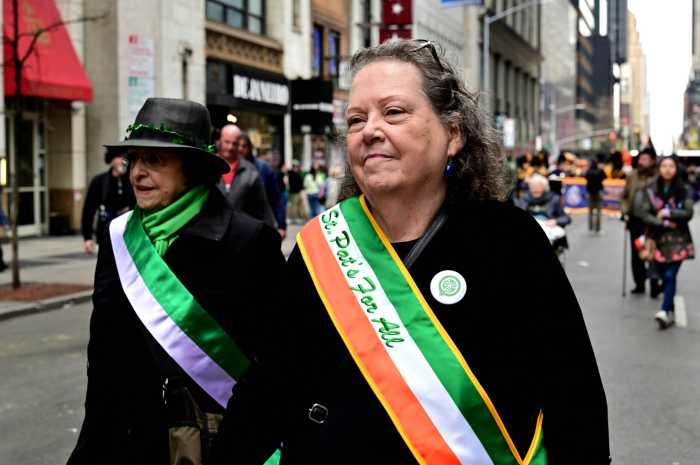 St. Pat’s for all co-chair Kathleen Walsh D’Arcey in 2023.