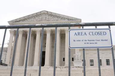 The Supreme Court building is seen on Capitol Hill, Monday, March 27, 2023, in Washington.