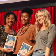 From left to Right: Glory Edim, Kim Coleman Foote, and Sarah Jessica Parker during a May 24 keynote panel at the US Book Show, held at New York University’s Kimmel Center May 22 to 25, 2023.