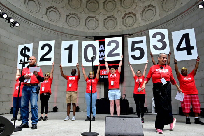 This year's AIDS Walk brought in $2.1 million.
