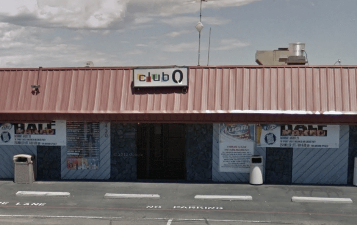 The site of Club Q in Colorado Springs, Colorado.